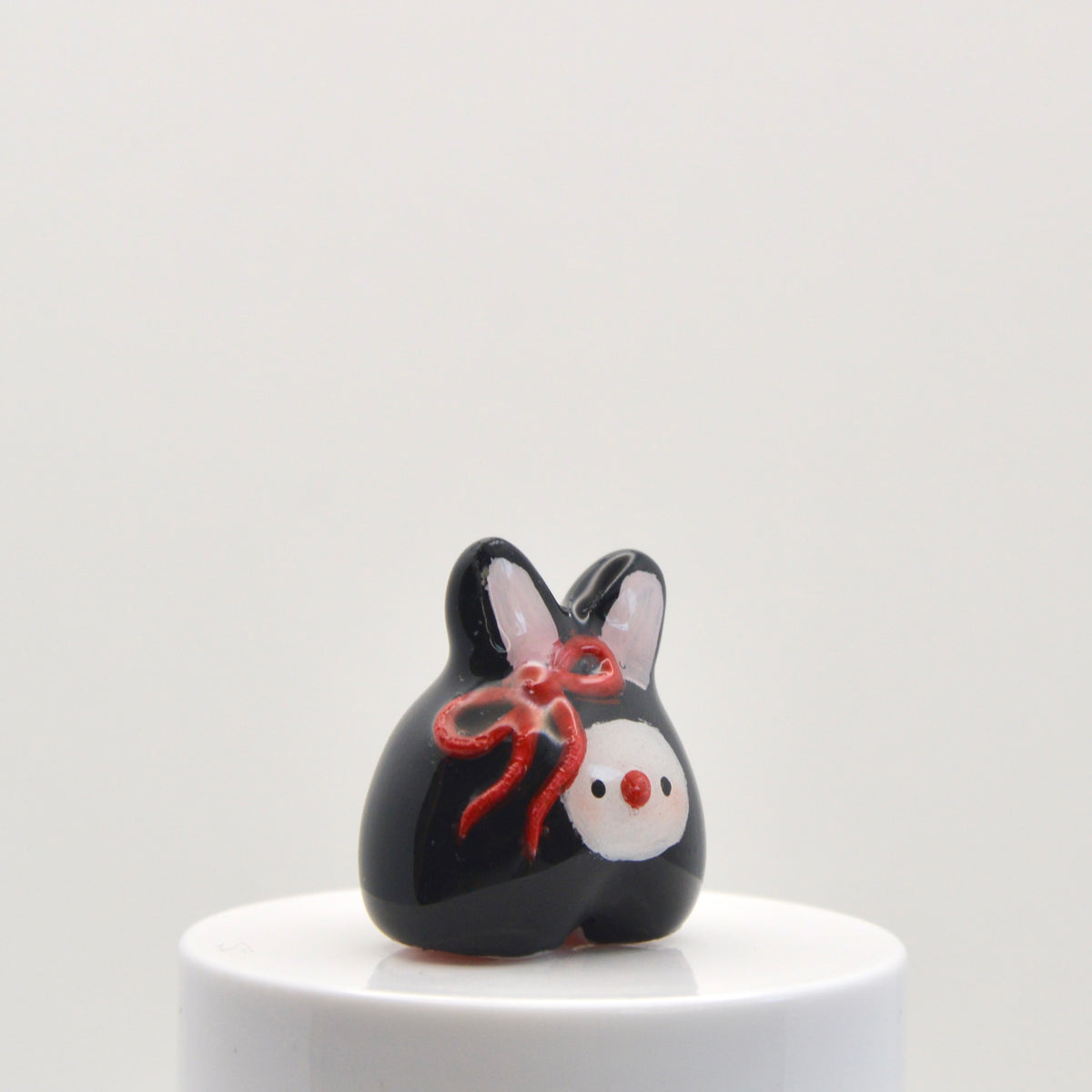 Red Bow Bunny Pneeble
